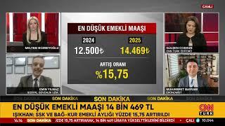 En Düşük Emekli Maaşı 14 Bin 469 TL Oldu!