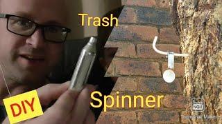 Old CP2 co2 capsule=awesome SPINNER target - easy DIY