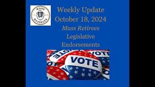 Mass Retirees Legislative Endorsements