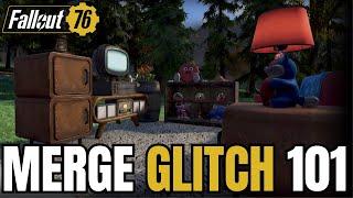 How To Merge Glitch! Fallout 76 Camp Building Tips & Tricks