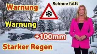 Wetter in Deutschland: Dringende Warnung an alle: Kältewelle und starker Schneefall