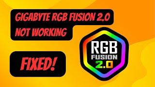 How to Fix RGB Fusion 2.0 (2024)