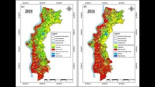 Land use and Land cover change detection & Calculate the transition zone using Google Earth Engine