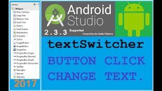 Android studio tutorial - How to change text on button click in android. Another super trick way