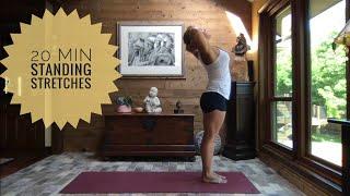 20 Min Standing Stretches || No Equipment Needed