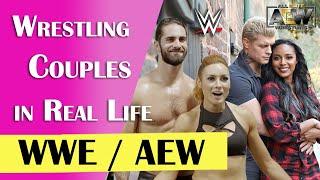 WWE / AEW Wrestling Couples in Real Life | Top 25 Real-life Superstar couples