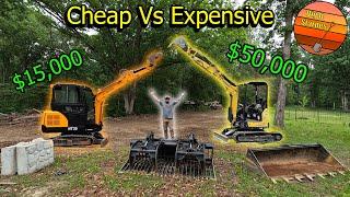 Cheap Vs Expensive 6,000# Mini Excavators!