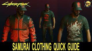 Cyberpunk 2077 Samurai Shirt and Memorabilia Legendary Clothing Quick Guide