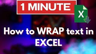 How to wrap text in excel