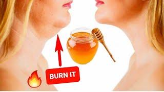 How to Get rid of DOUBLE CHIN with honey massage | HONEY MASSAGE