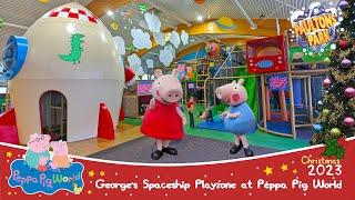 George's Spaceship Playzone at Christmas at Peppa Pig World (Dec 2023) [4K]