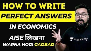  PERFECT ANSWERS kaise Likhe in Economics Class 12 Board exam Commerce king