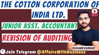 AUDITING || REVISION ll CCI Junior Asst Accounts ll BSPHCL Junior Clerk