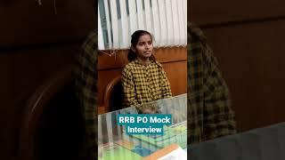 RRB PO Mock Interview