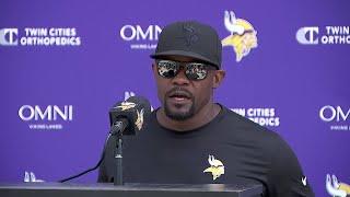 Vikings DC Brian Flores: Khyree Jackson's death 'gives me a pit in my stomach'