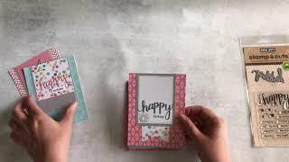 Patterned Paper Cards | Use Your Stash! #ShowUsYourSheetLoad #SUYSJune2019