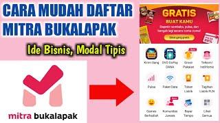 CARA DAFTAR MITRA BUKALAPAK