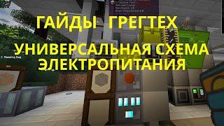 Гайд: Универсальная схема электропитания. Источники энергии грегтех Ч5. сборка GTNH