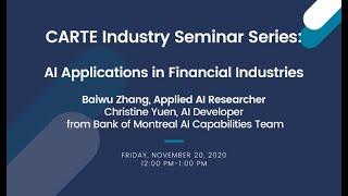 CARTE Industry Speakers | BMO: Baiwu Zhang and Christine Yuen