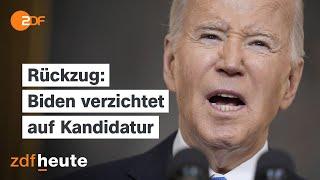 US-Wahl: Biden steigt aus - wie geht es weiter? | Morgenmagazin