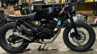 Honda TIGER custom bratstyle concept… part1 (proses bikin motor custom dari standart-finishing)