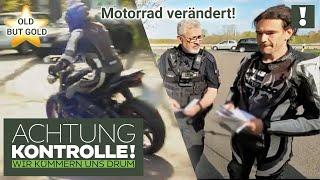 ÄRGERLICH!  Umbauten am Motorrad mit 106 PS nicht abgenommen! | Old But Gold | Achtung Kontrolle