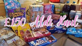 HUGE ALDI HAUL | FAMILY OF 5 | UK FAMILY | £150 Grocery Haul