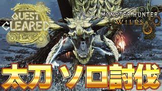 【Win】 Long Sword vs Rey Dau Soro hunting | Monster Hunter Wilds【TGS CAPCOMブース『モンスターハンターワイルズ』】