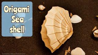 Origami sea shell  designed by Bhushan #origami