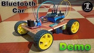 [Demo] Amazing DIY Bluetooth Robot Car - Control with your Smartphone || Techie Lagan