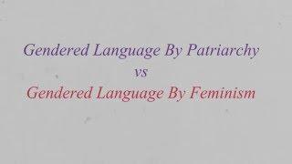 Gendered Language 2.0!