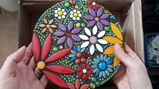 DIY mosaic kit explanation by Sarah Berry, mosaic artist in France