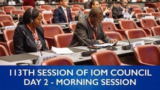 IOM 113th Council - Day 2 Morning Session (FR)