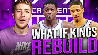 NEVER TRADING HALIBURTON KINGS REBUILD IN NBA 2K23!