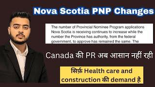 Canada PR dream; PR is not possible now | Nova Scotia PNP changes | CRS  score 2024
