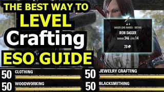 The Best Way to Level Your Crafting in 2023 - Crafting in ESO