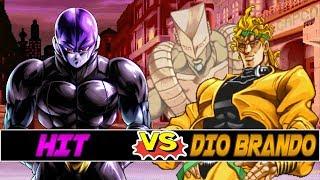 M.U.G.E.N. Battles | Hit vs Dio Brando | Dragon Ball Super vs JoJo's Bizarre Adventure