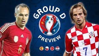 EURO 2016 Group D Preview | Spain, Turkey, Czech Republic & Croatia