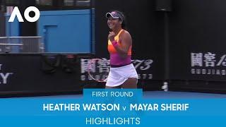 Heather Watson v Mayar Sherif Highlights (1R) | Australian Open 2022