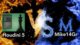 Mike14Gr VS Houdini 5 (1200-1900 Elo)