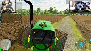 JOHN DEERE 4x4 VS Full TRALLI | LOGITEC WHEEL G923  FS 22  x BrarTV