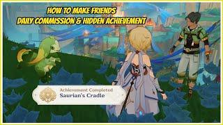 Saurian's Cradle Achievement | Daily Quest: How to Make Friends Genshin Impact