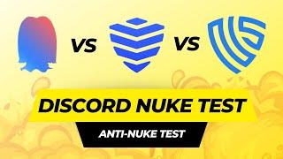 Discord Anti Nuke Test Comparison Wick vs Security vs AuthGG