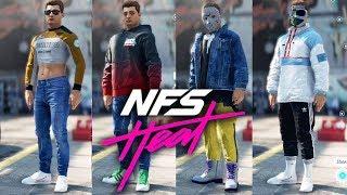 NEED FOR SPEED HEAT Avatar Customization (EVERY ITEM)