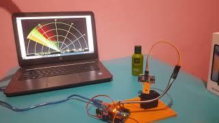 DIY High Range Radar System using Arduino | Arduino Projects