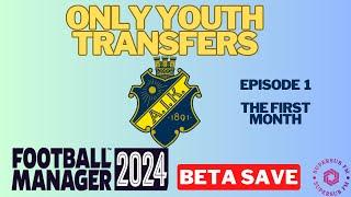 Only Youth Trasfers with AIK! - Football Manager 2024 Beta Save - Ep. 1 The First Month