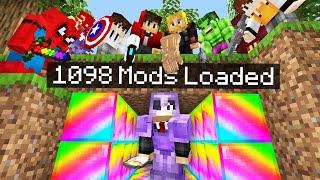 Minecraft Manhunt but i downloaded 1000+ mods..