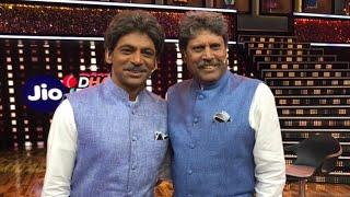 Sunil Grover mimicking kapil dev infront of kapil dev