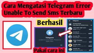 Cara Mengatasi Telegram Unable To Send Sms | Unable To Send Sms Telegram