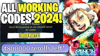 *NEW* ALL WORKING CODES FOR GRAND PIECE ONLINE IN 2024! ROBLOX GRAND PIECE ONLINE CODES